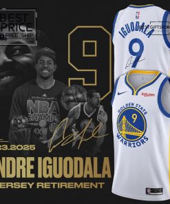 Andre Iguodala Signature Retirement Limited Edition Baseball Jersey