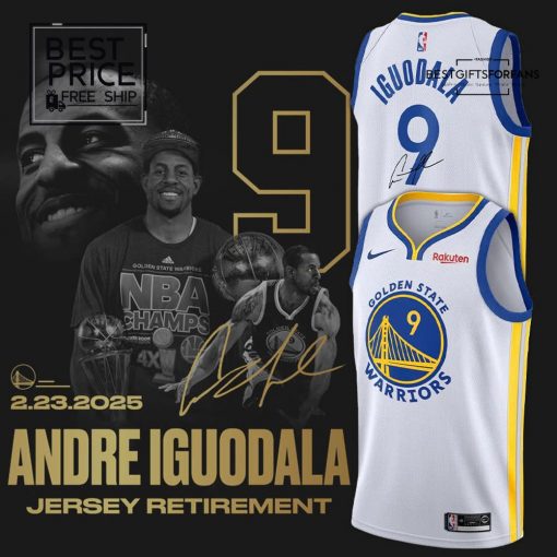 Andre Iguodala Signature Retirement Limited Edition Baseball Jersey