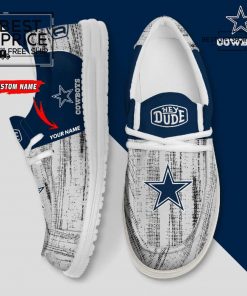 Dallas Cowboys Personalized Special Edition Hey Dude Shoes
