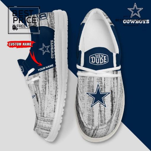 Dallas Cowboys Personalized Special Edition Hey Dude Shoes