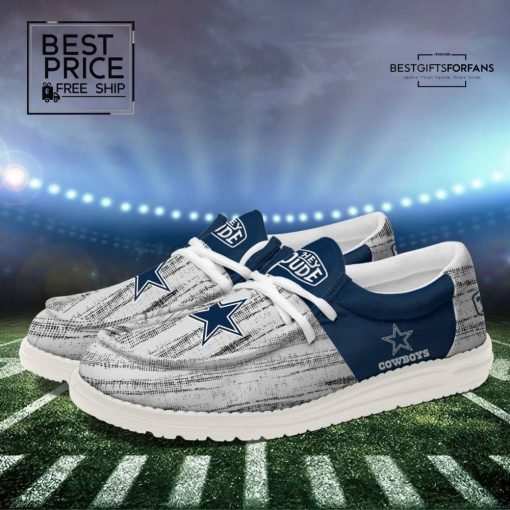 Dallas Cowboys Personalized Special Edition Hey Dude Shoes