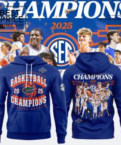 Florida Gators 2025 SEC Men’s Basketball Tournament Champions Hoodie