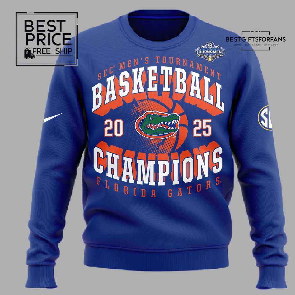 Florida Gators Men’s Basketball SEC TOURNAMENT CHAMPIONS Limited Edition Sweatshirt Florida Gators Men’s Basketball SEC TOURNAMENT CHAMPIONS Limited Edition Sweatshirt
