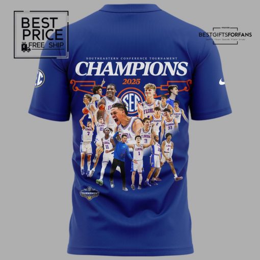 Florida Gators Men’s Basketball SEC TOURNAMENT CHAMPIONS Limited Edition T-shirt