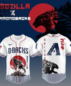 Godzilla x Arizona Diamondbacks Japan Limited Edition Baseball Jersey