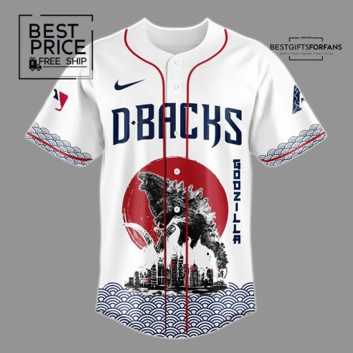 Godzilla x Arizona Diamondbacks Japan Limited Edition Baseball Jersey
