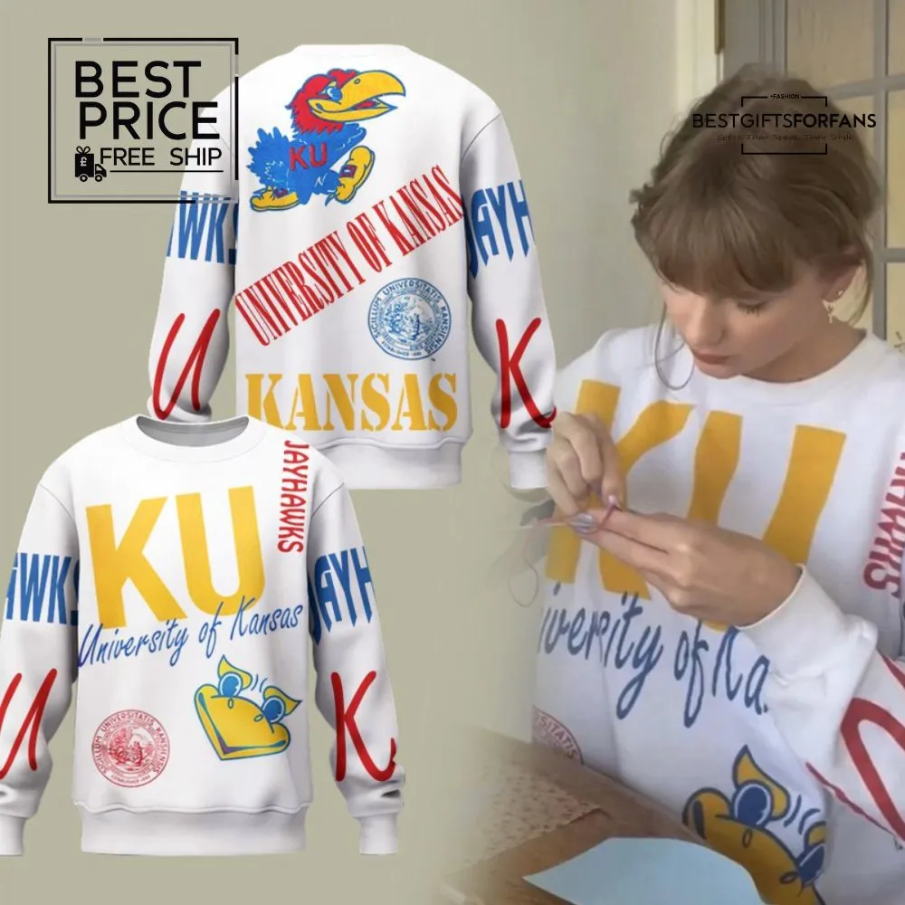 Kansas Jayhawks x Taylor Swift Limited Edition Sweatshirt Kansas Jayhawks x Taylor Swift Limited Edition Sweatshirt