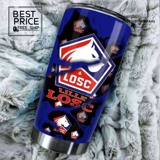 Lille Olympique Sporting Club LOSC Custom Stanley Quencher Stainless Steel Tumbler