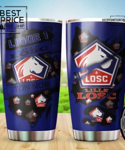 Lille Olympique Sporting Club LOSC Custom Stanley Quencher Stainless Steel Tumbler