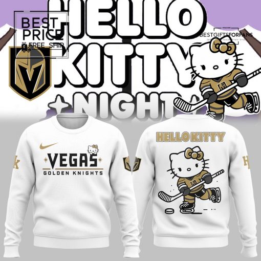 New Vegas Golden Knights x Hello Kitty Special Edition Sweatshirt 2025