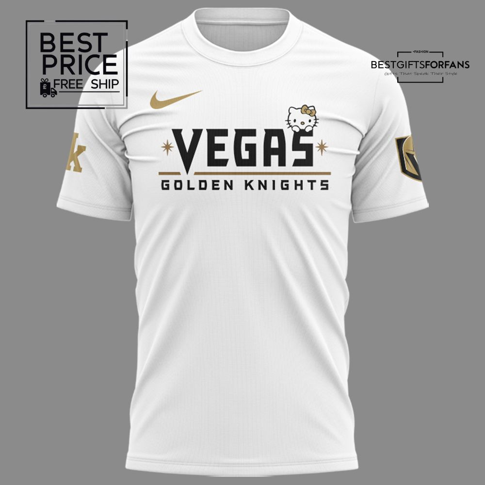 New Vegas Golden Knights x Hello Kitty Special Edition T-shirt 2025 New Vegas Golden Knights x Hello Kitty Special Edition T-shirt 2025