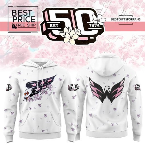 New Washington Capitals 50th Anniversary Special Edition Hoodie