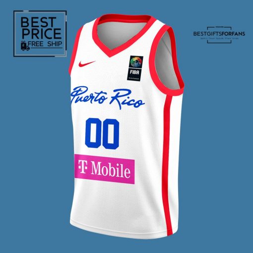 Puerto Rico FIBA Centro Women’s Championship 2024 White Basketball Jersey