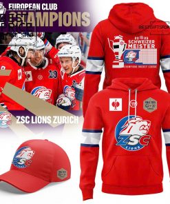 ZSC Lions CHL 2025 European Club Champions Special Edition Hoodie