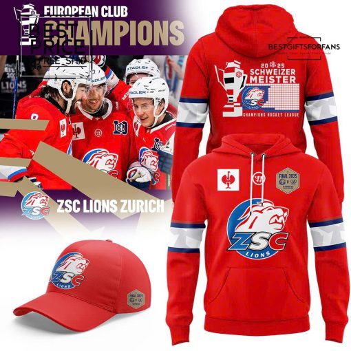 ZSC Lions CHL 2025 European Club Champions Special Edition Hoodie