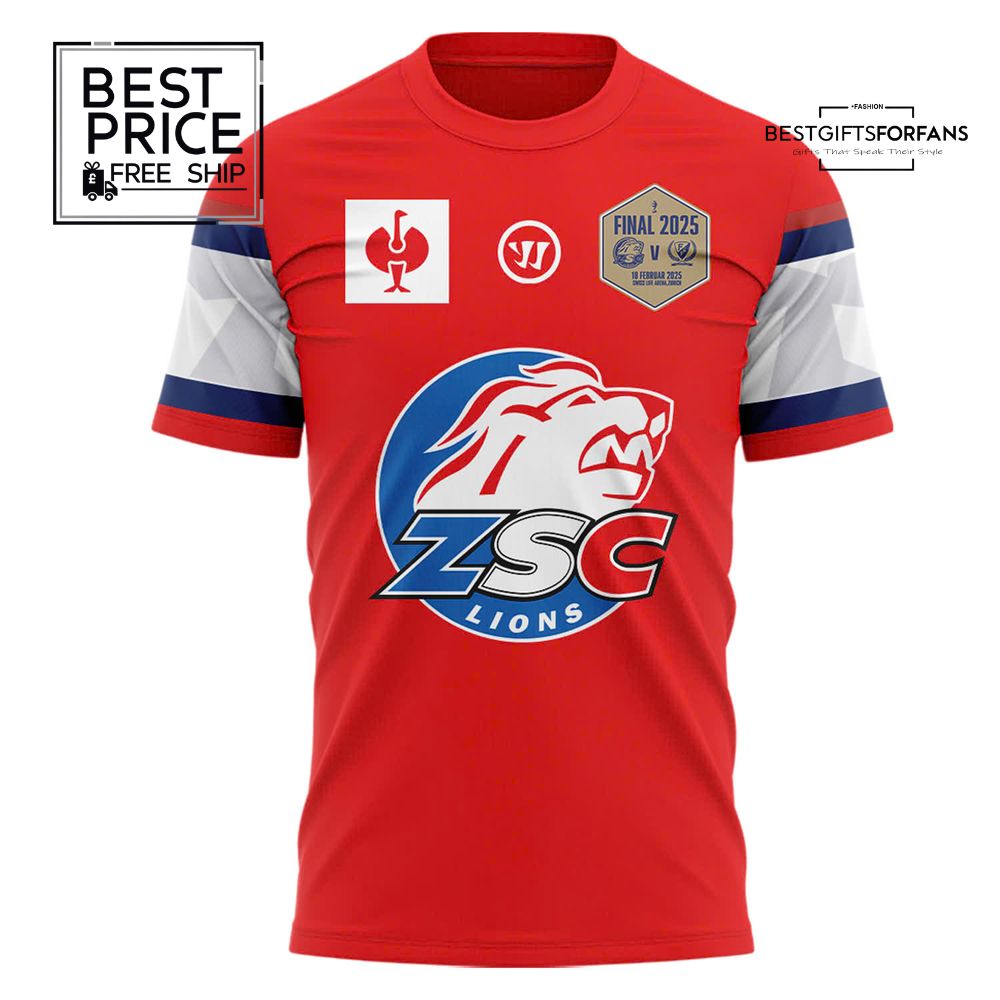 ZSC Lions CHL 2025 European Club Champions Special Edition T-shirt ZSC Lions CHL 2025 European Club Champions Special Edition T-shirt