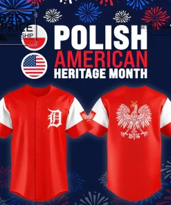 Detroit Tigers 2025 Polish American Heritage Special Edition Jersey
