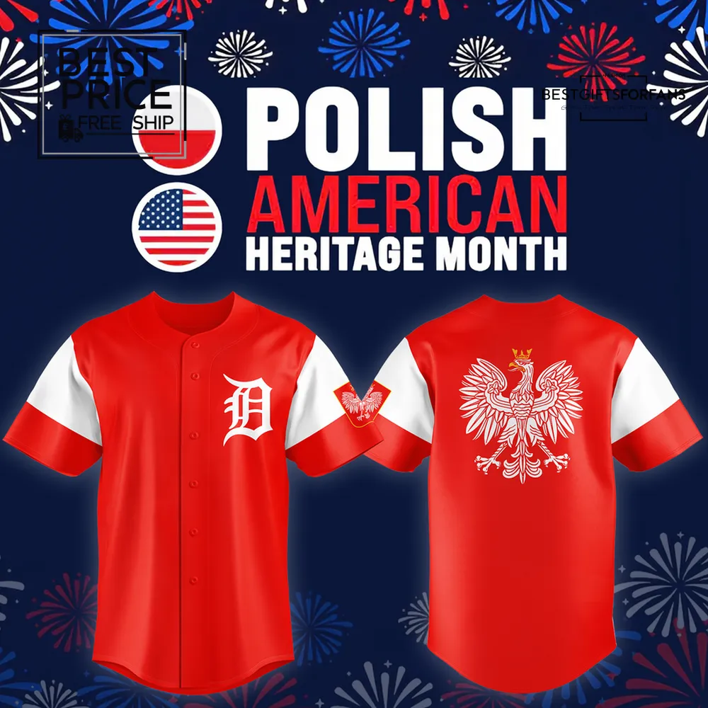 Detroit Tigers 2025 Polish American Heritage Special Edition Jersey Detroit Tigers 2025 Polish American Heritage Special Edition Jersey