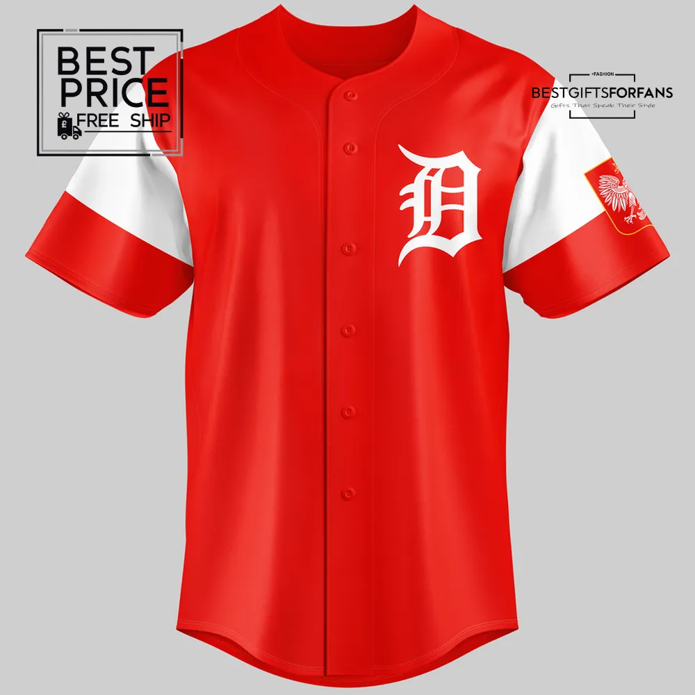 Detroit Tigers 2025 Polish American Heritage Special Edition Jersey Detroit Tigers 2025 Polish American Heritage Special Edition Jersey