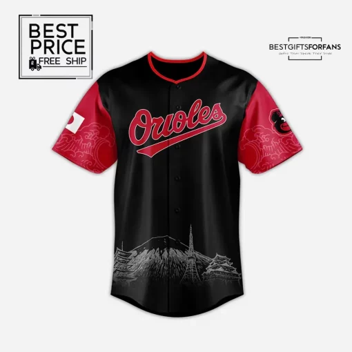 Baltimore Orioles Japanese Heritage Night Custom Special Edition Baseball Jersey