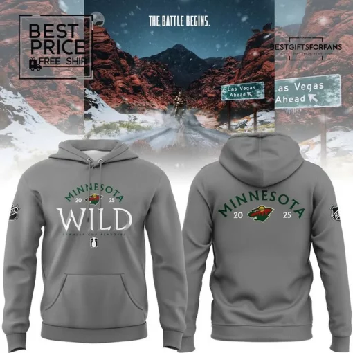 1 Minnesota Wild 2025 Stanley Cup Playoffs Limited Edition Hoodie
