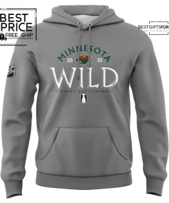 1 Minnesota Wild 2025 Stanley Cup Playoffs Limited Edition Hoodie