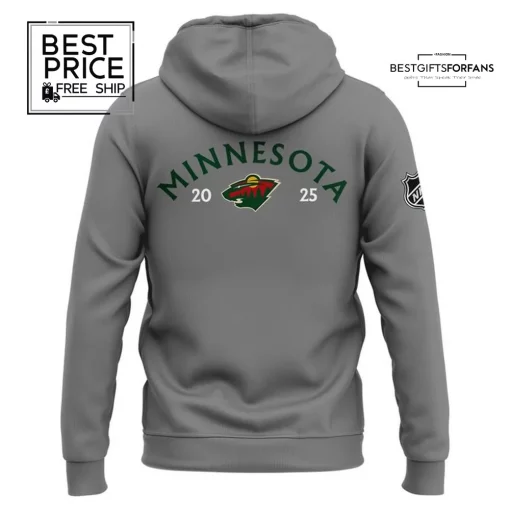 1 Minnesota Wild 2025 Stanley Cup Playoffs Limited Edition Hoodie