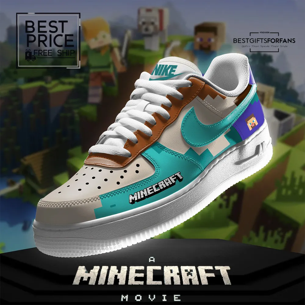 Nike Air Force 1 x A Minecraft Movie Special Edition Concept Kicks Nike Air Force 1 x A Minecraft Movie Special Edition Concept Kicks
