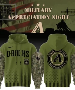 Arizona Diamondbacks x U.S. Army Military Appreciation Night Limited Edition Hoodie