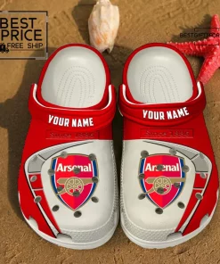 Arsenal FC Custom Name Special Edition Crocs