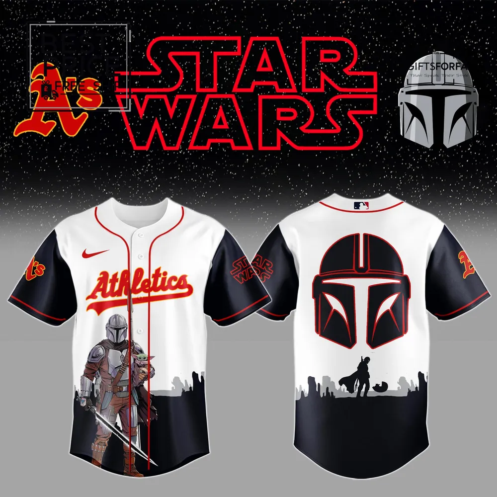 Athletics x Star Wars Mandalorian Night Special Edition Jersey Athletics x Star Wars Mandalorian Night Special Edition Jersey