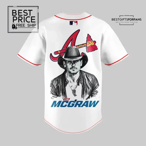Atlanta Braves x Tim McGraw Custom Special Edition Baseball Jersey