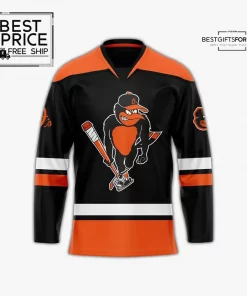 Baltimore Orioles Custom Crossover Limited Edition Hockey Jersey