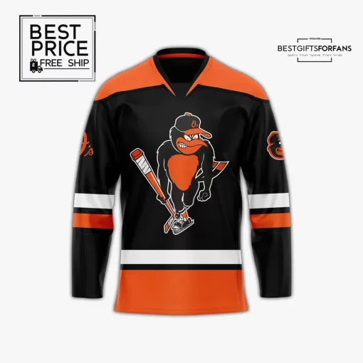 Baltimore Orioles Custom Crossover Limited Edition Hockey Jersey