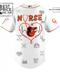 Baltimore Orioles Nurses Appreciation Special Edition Baseball Jersey 3