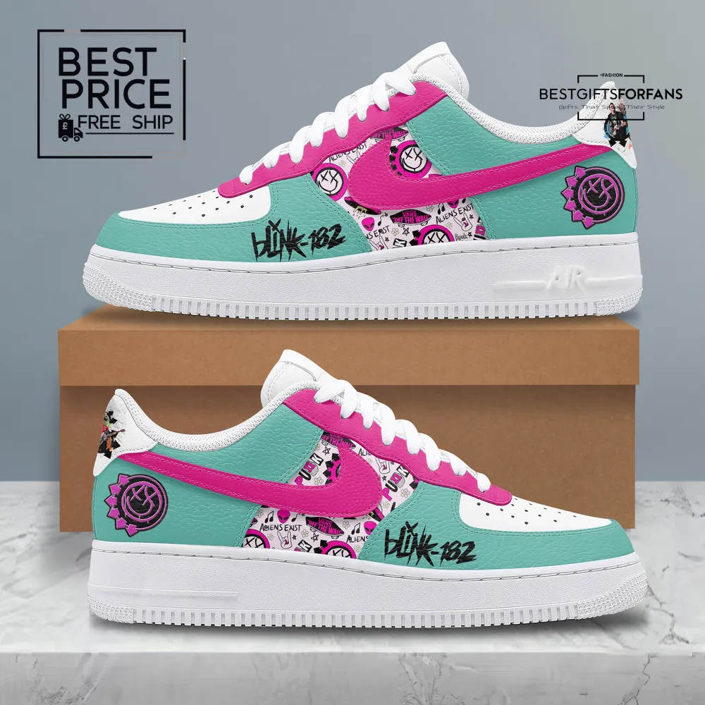 Blink-182 CustomĀ Air Force 1 Sneakers Blink-182 CustomĀ Air Force 1 Sneakers