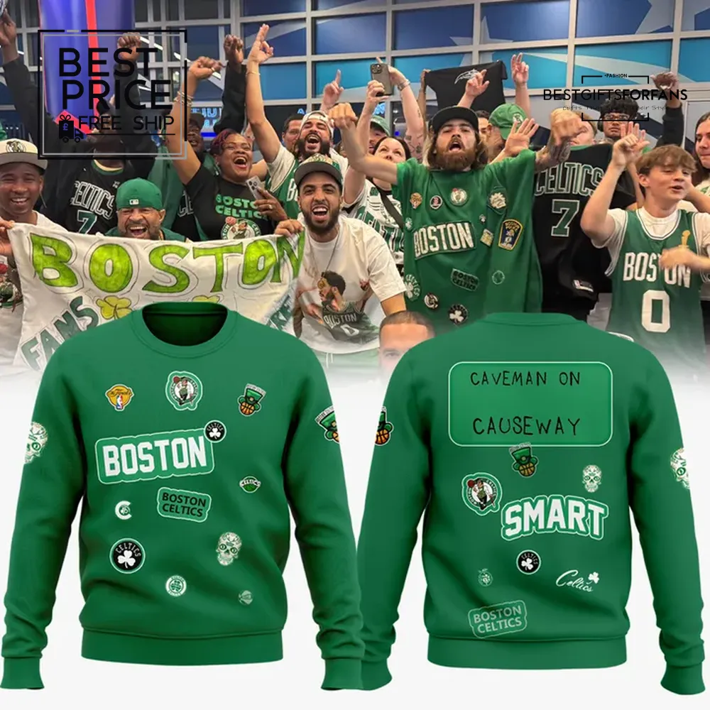 Boston Celtics Caveman on Causeway Limited Edition Sweatshirt Boston Celtics Caveman on Causeway Limited Edition Sweatshirt