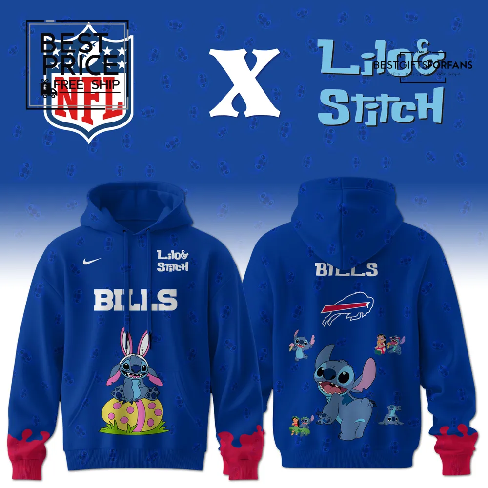 Lilo & Stitch x Buffalo Bills Limited Edition Hoodie Lilo & Stitch x Buffalo Bills Limited Edition Hoodie