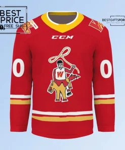Calgary Wranglers Kids FriYAY Special Edition Customizable Hockey Jersey