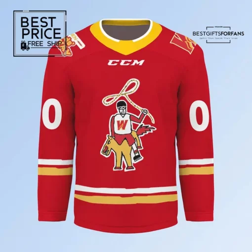 Calgary Wranglers Kids FriYAY Special Edition Customizable Hockey Jersey