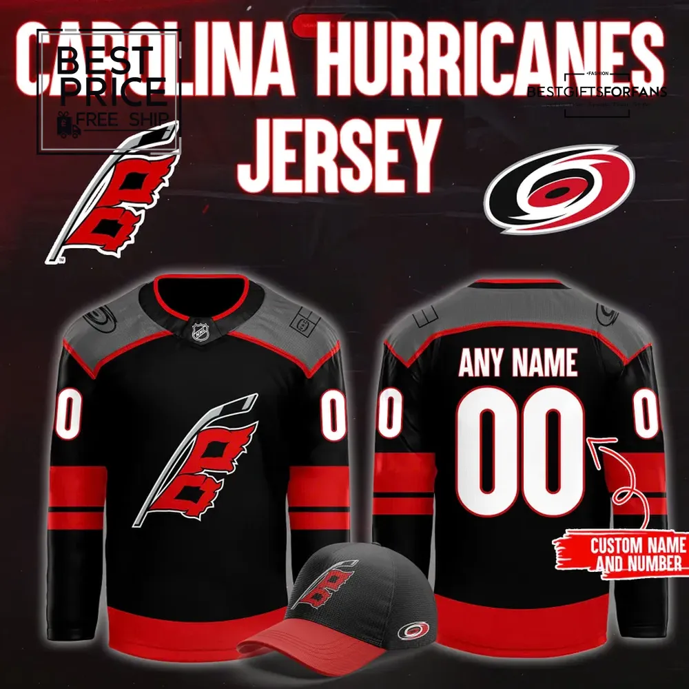 Carolina Hurricanes Limited Edition Custom Hockey Jersey Carolina Hurricanes Limited Edition Custom Hockey Jersey