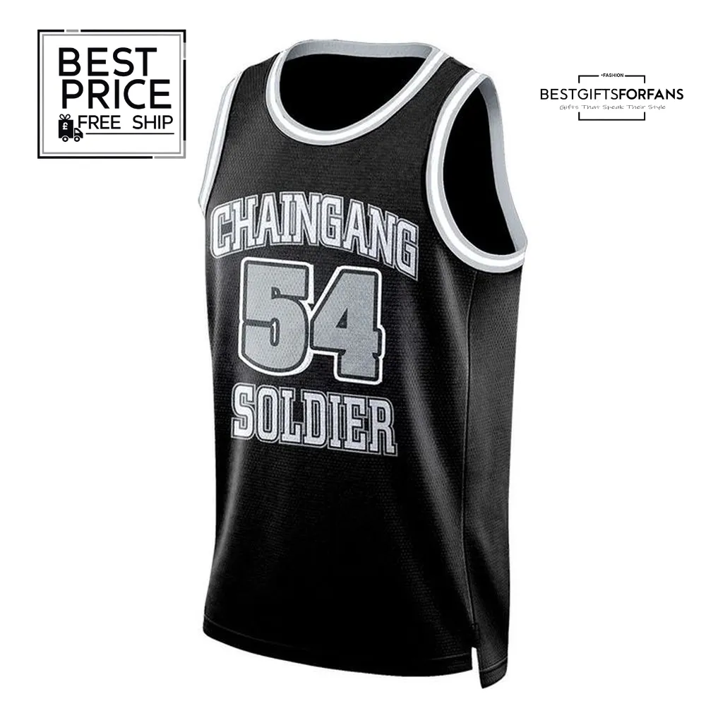 John Cena Chain Gang Soldier 54 Throwback Limited Edition Basketball Jersey John Cena Chain Gang Soldier 54 Throwback Limited Edition Basketball Jersey