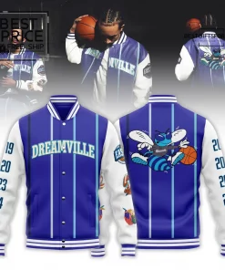Dreamville x Charlotte Hornets Inspired 2025 Limited Edition Baseball Jacket