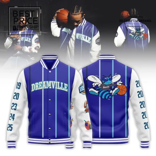 Dreamville x Charlotte Hornets Inspired 2025 Limited Edition Baseball Jacket