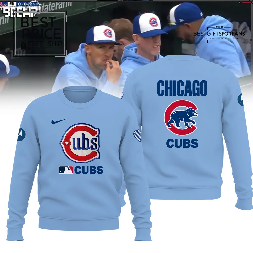 Chicago Cubs Light Blue Alternate Replica 2.0 Edition Limited Sweatshirt Chicago Cubs Light Blue Alternate Replica 2.0 Edition Limited Sweatshirt