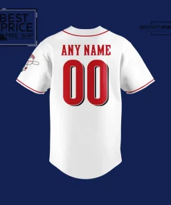 Cincinati Red Big Red Machine 50th Anniversary Special Edition Baseball Jersey 3