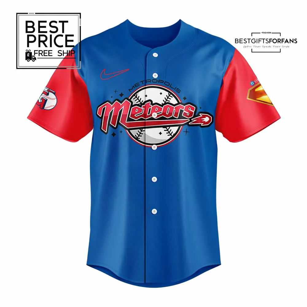Cleveland Guardians x DC Superman Night Limited Edition Baseball Jersey Cleveland Guardians x DC Superman Night Limited Edition Baseball Jersey