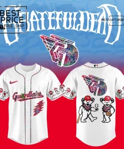 Cleveland Guardians x Grateful Dead Night Limited Edition Baseball Jersey