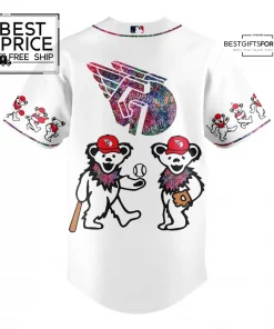 Cleveland Guardians Grateful Dead Night Limited Edition Baseball Jersey 3