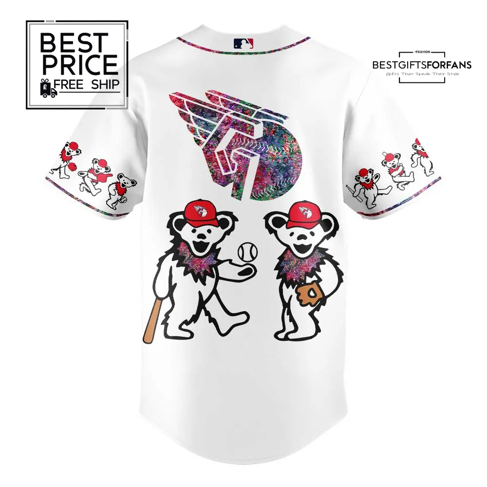 Cleveland Guardians x Grateful Dead Night Limited Edition Baseball Jersey Cleveland Guardians x Grateful Dead Night Limited Edition Baseball Jersey